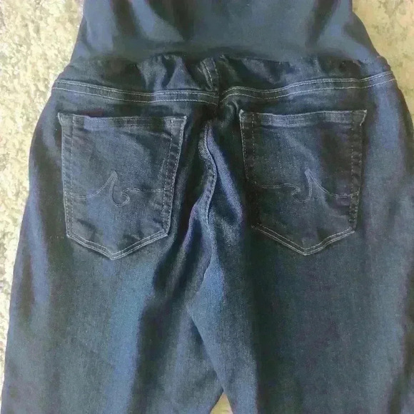 Adriano Goldschmied Women's Dark Wash Skinny Maternity Jean 30R - Picture 5 of 14